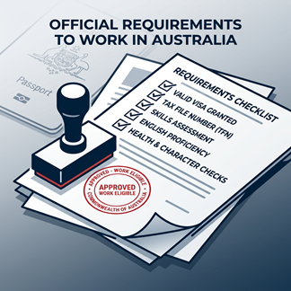 Requisitos para trabalhar na Austrália