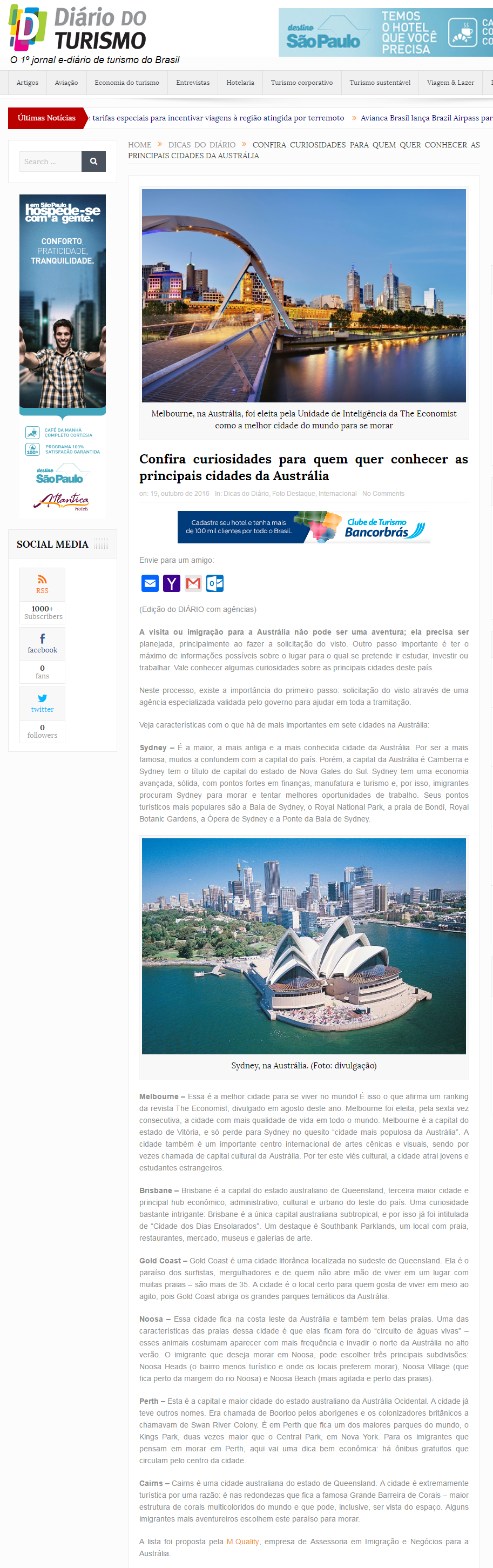 Imigrar para Australia ou New Zealand