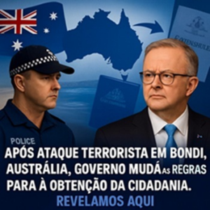 Após Ataque Terrorista em Bondi, Austrália, Governo Muda as Regras para a Obtenção da Cidadania. Revelamos Aqui.