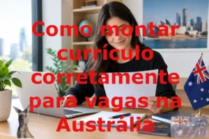 Como montar currículo corretamente para vagas na Austrália