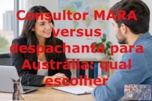 Consultor MARA versus despachante para Austrália: qual escolher